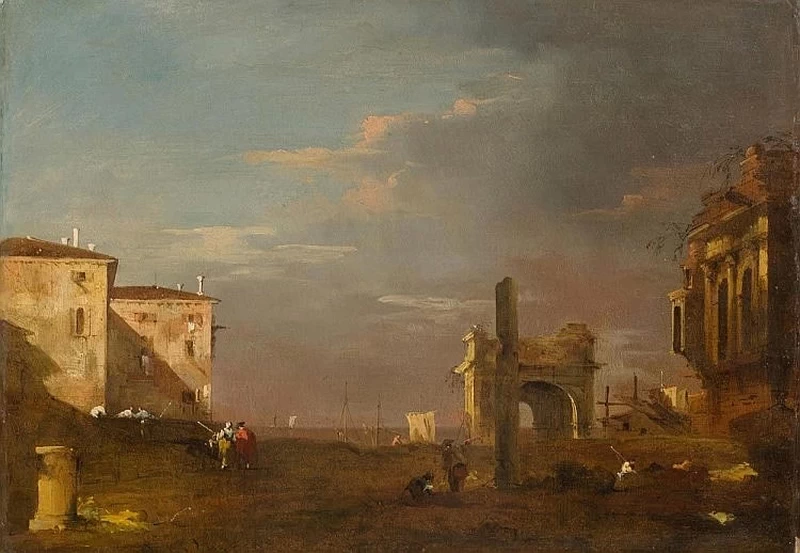 Capriccio, veduta della laguna